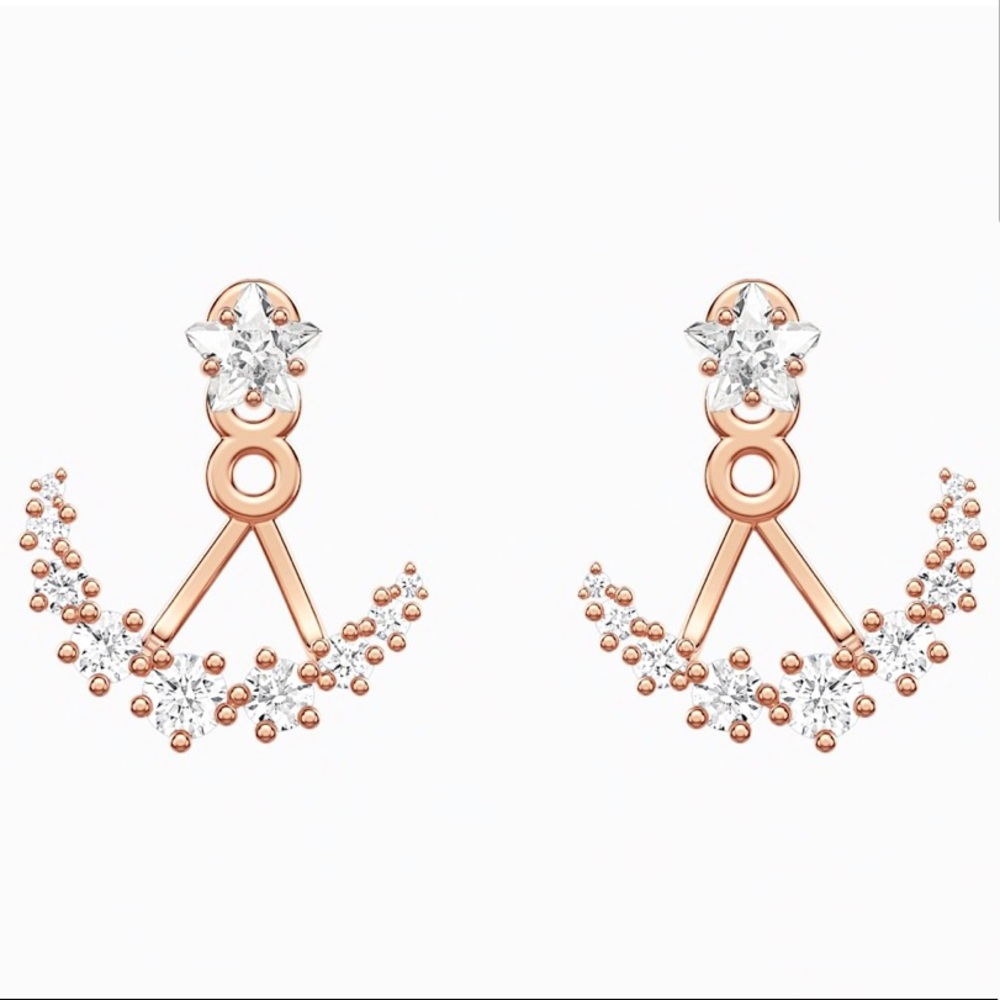 Swarovski Moonsun Earrings Rose Gold